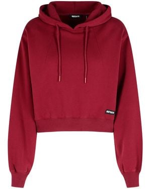 ROTATE BIRGER CHRISTENSEN Roteer Bordeaux Katoenen Sweatshirt - Rood