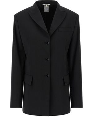 Nensi Dojaka Tailored Wool Blend Blazer - Schwarz