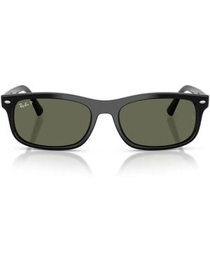 Ray-Ban Sonnenbrille Rb2224 901/58 Schwarz/Grün Unisex Polarisiert
