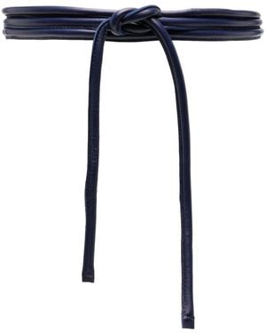 FURLING BY GIANI Leather Belt - Blue
