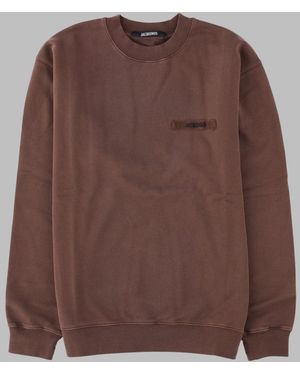Jacquemus Logo Sweatshirt - Brown