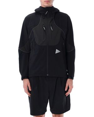 and wander Und Wander Coats Schwarz - Blau