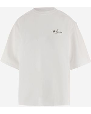 ADIDAS X WILLY CHAVARRIA Willy Chavarria X Adidas Cotton T Shirt With Logo - White