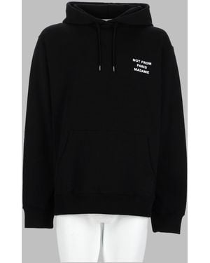 Drole de Monsieur Slogan Sweatshirt - Black