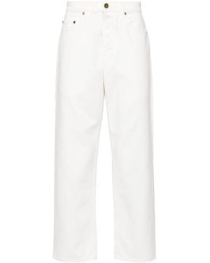 Golden Goose Jeans With Applique - White