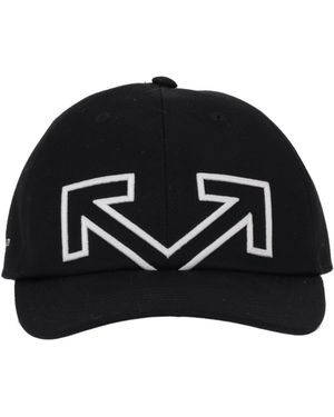 Off-White c/o Virgil Abloh Heritage Baseball Cap Schwarz Weiß