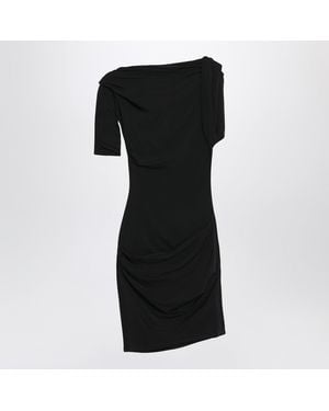 Jacquemus Draped Mini Dress - Black