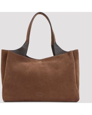Tod's Apa Middelgrote Schoudertas - Bruin