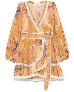 Zimmermann Ascension Minikleid - Orange