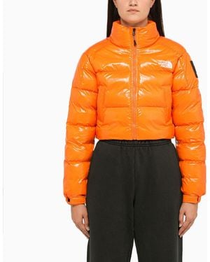 The North Face Kurze Daunenjacke "Shiny Tangerine" von - Orange