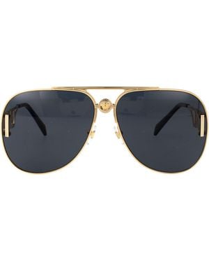 Versace Pilot Sunglasses 0 Ve2255 100287 - Blue