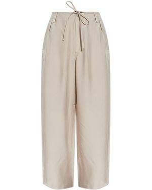Y-3 Broek Met Trekkoord - Wit