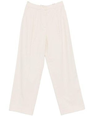 DUNST Chinobroek Van Katoenmix - Wit