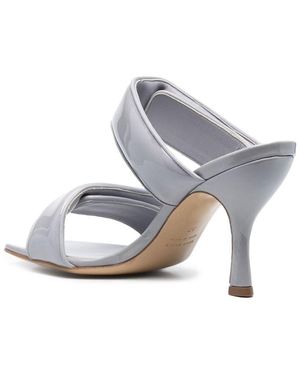 Gia Borghini Zwei Riemensandalen - Grau