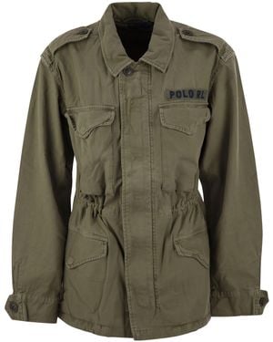 Polo Ralph Lauren Cotton Twill Military Jacket - Green