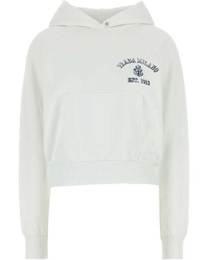 Prada Vintage Hoodie - White