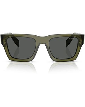 Prada Zonnebril Pra06 S 25 A40 L Militair Groen/donkergrijs Unisex