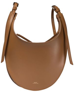 A.P.C. "iris Kleine" Schoudertas - Bruin