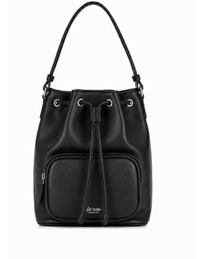 LA ROSE Bolso satchel de piel - Negro