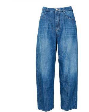People Jeans Medium Denim - Blau