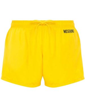 Moschino Gedruckter Badeanzug - Gelb