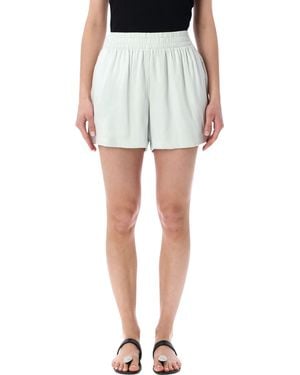 Anine Bing Kam High-Rise Shorts - Blue