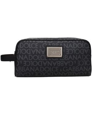 Dolce & Gabbana Dolce&Gabbana Beauty Case Uomo Fabric/Light - Black