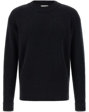 Lemaire Pullover aus gerippter Wolle - Blau