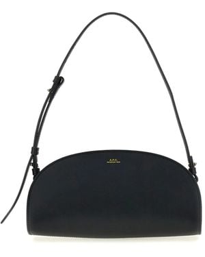 A.P.C. Sac Demi Lune Shoulder - Black