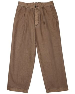 Nine:inthe:morning Classic Lightweight Trousers - Brown