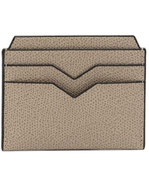 Valextra "4 Cc" Kartenhalter - Grau