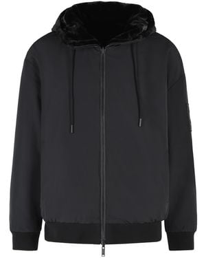 Moose Knuckles 'Bunny' Polyester Reversible Jacket - Black