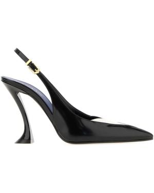 Lanvin Leather Court Shoes - Black