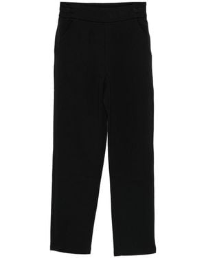 Emporio Armani Cotton Trousers - Black