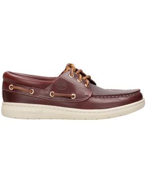 Timberland Platte Schoenen - Bruin