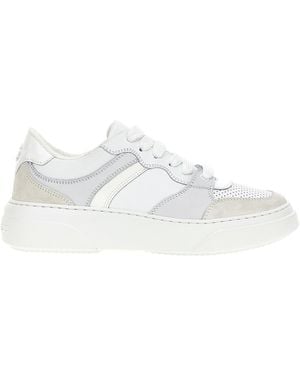 DSquared² Sneaker in oro bianco del paraurti DSQUARD2