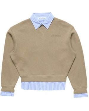 Acne Studios Organic Cotton Polo Shirt - Natural