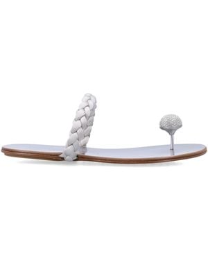 Pedro Garcia Flat Shoes - White