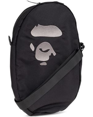 A Bathing Ape Bolso de hombro Big Ape Head M - Negro
