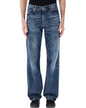 Our Legacy Carlson Cut Denim Jeans Cotton - Blue