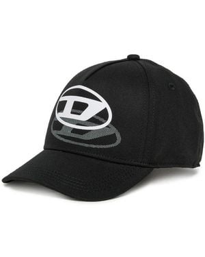 DIESEL Hat With Logo - Black