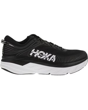 Hoka One One Bondi 7 Running Sneakers - Black