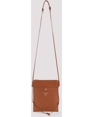 Celine Mini Sharp Pouch Handbag - White