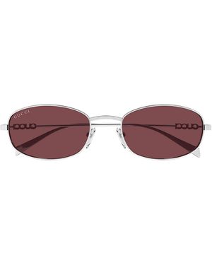 Gucci Sonnenbrille Gg1940 S 003 Silber/Rot Herren - Lila
