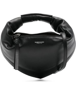 FEDERICO CINA Midi Tortellino Bag - Black