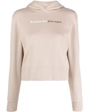 Palm Angels Hoodies - Natural