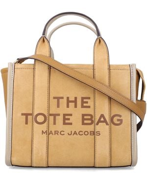 Marc Jacobs The Suede Small Tote Bag - Metallic