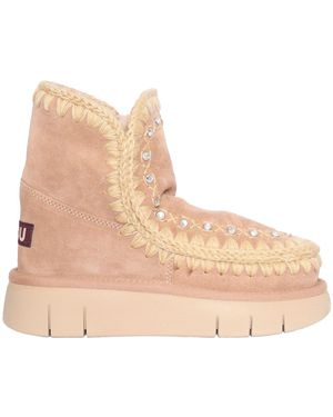 Mou Bounce Boot Strass - Natural