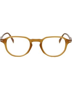 David Beckham Ochre Acetate Glasses - Brown