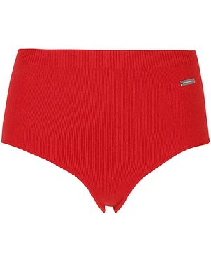 Ferragamo Cashmere Gebreide Culottes - Rood